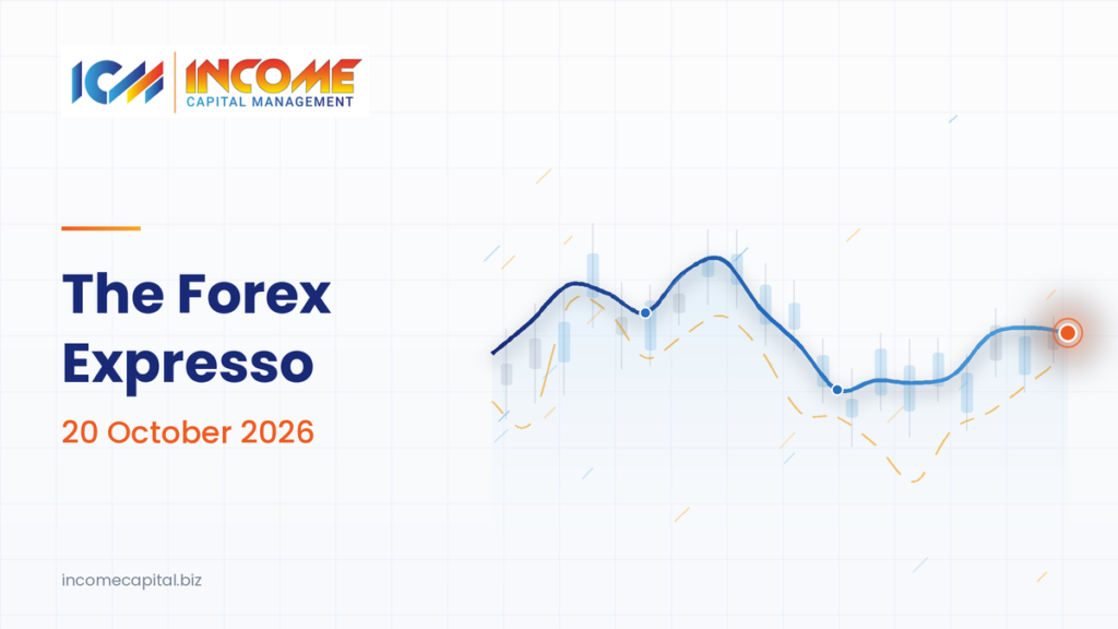 The Forex Expresso 20 October 2026: forex market today recap with EUR/USD analysis and forex economic calendar, Income Capital Management