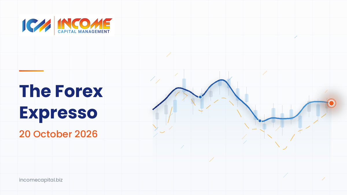 The Forex Expresso 20 October 2026: forex market today recap with EUR/USD analysis and forex economic calendar, Income Capital Management